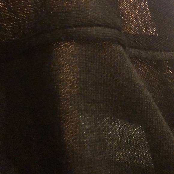 Whimsigoth Black Sheer Cascade Front Long Sleeve Cardigan - Picture 10 of 10